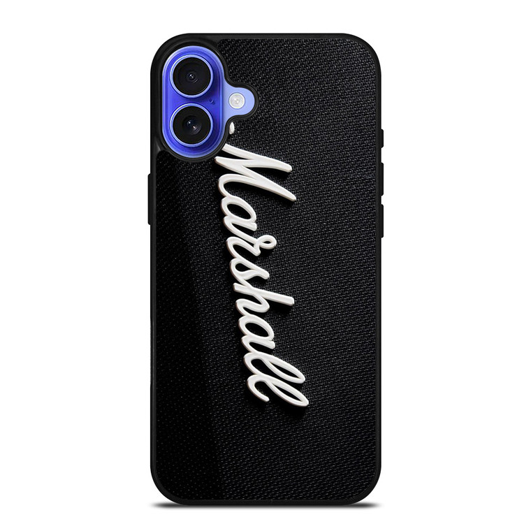 MARSHALL SPEAKER LOGO iPhone 16 Case MARSHALL SPEAKER LOGO iPhone 16 Case