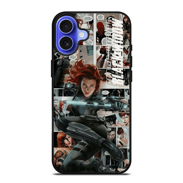 MARVEL BLACK WIDOW COMIC iPhone 16 Case MARVEL BLACK WIDOW COMIC iPhone 16 Case
