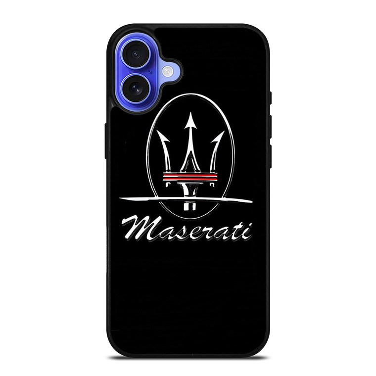 MASERATI METAL LOGO iPhone 16 Case MASERATI METAL LOGO iPhone 16 Case