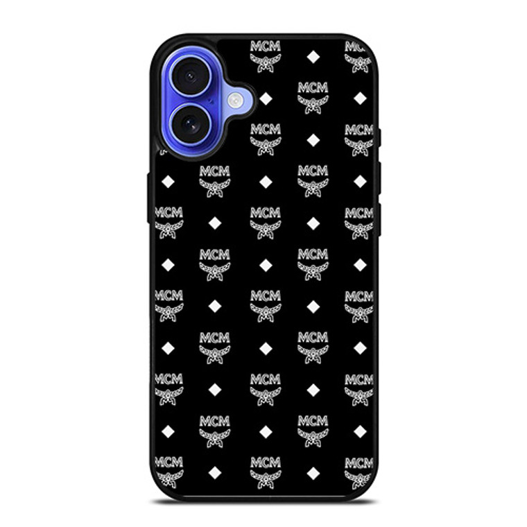 MCM WORLDWIDE ICON BLACK iPhone 16 Case