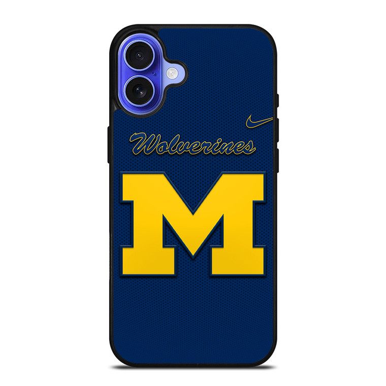 MICHIGAN WOLVERINES GO BLUE iPhone 16 Case