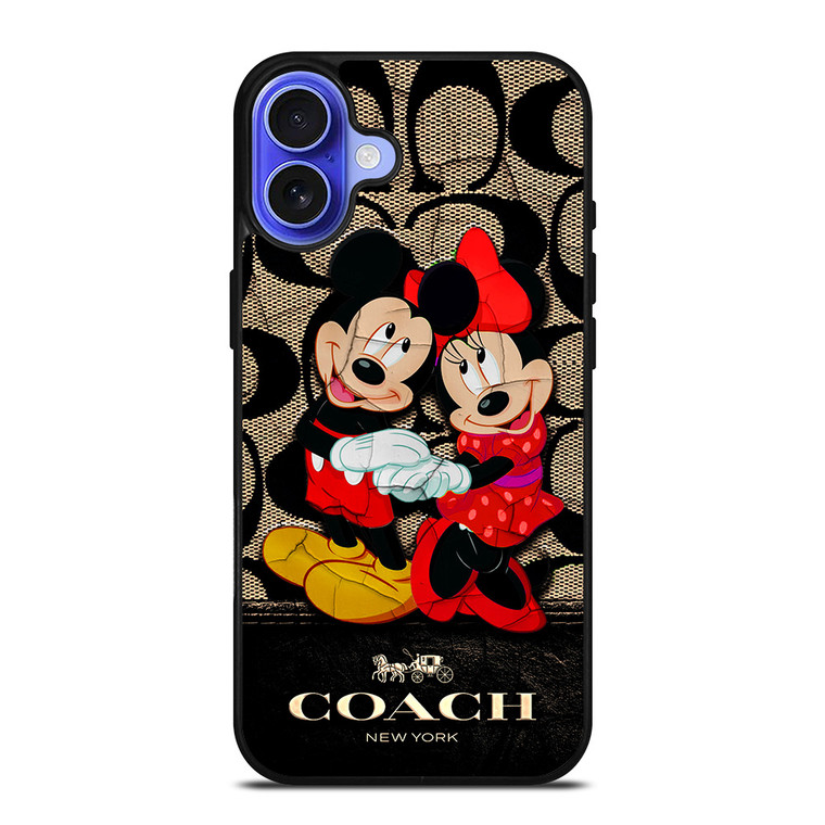 MICKEY MINNIE MOUSE COACH iPhone 16 Case