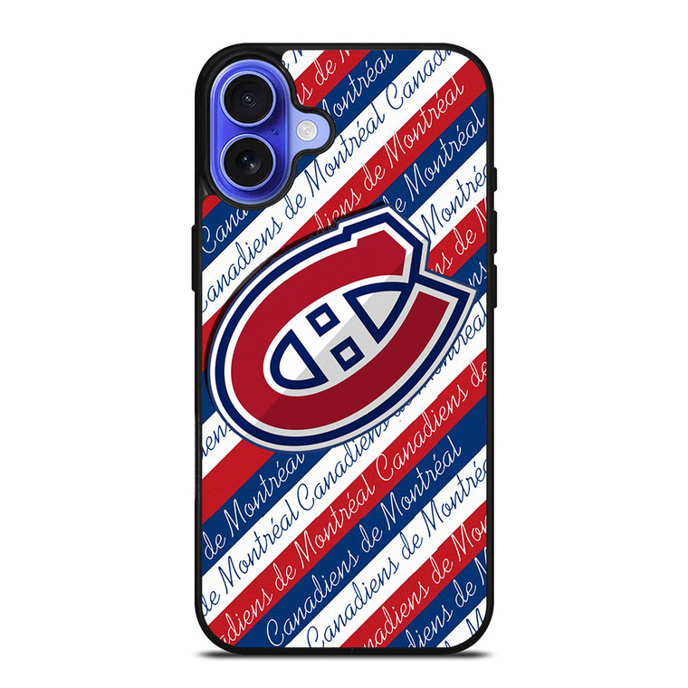 MONTREAL CANADIENS HOCKEY LOGO EMBLEM iPhone 16 Case