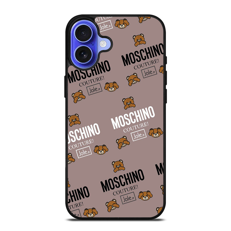 MOSCHINO COUTURE LOGO iPhone 16 Case