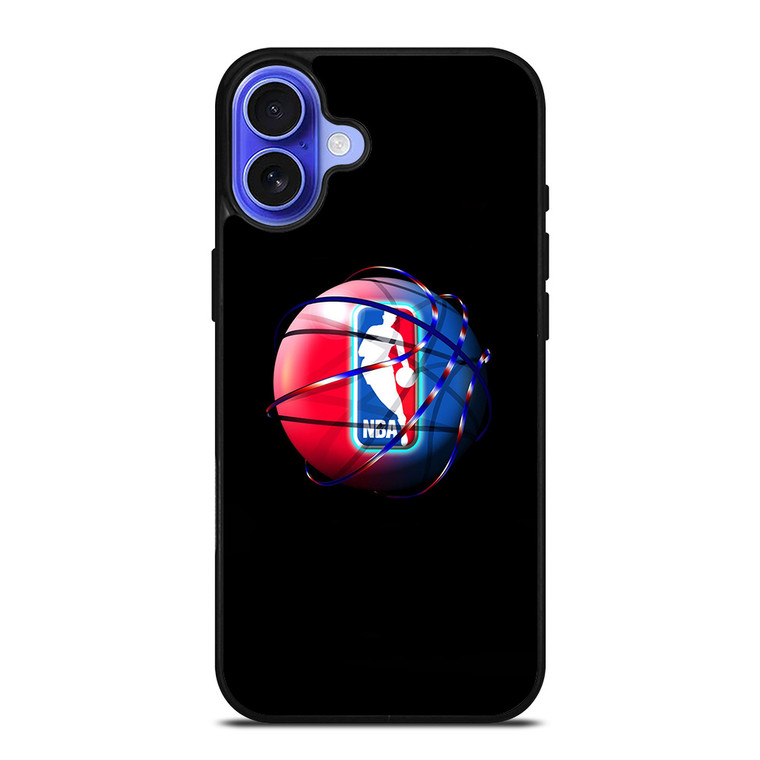 NBA LOGO COLORFUL BALL iPhone 16 Case