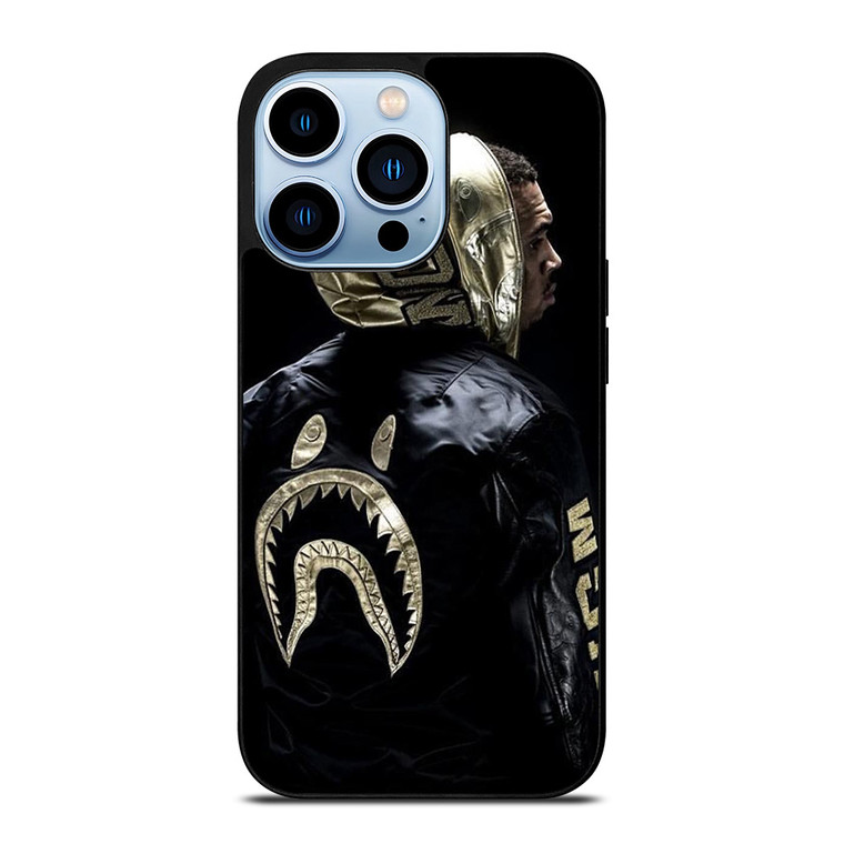 CHRIS BROWN BAPE iPhone 13 Pro Max Case CHRIS BROWN BAPE iPhone 13 Pro Max Case