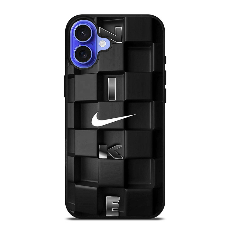 NIKE BLOCKS BLACK iPhone 16 Case