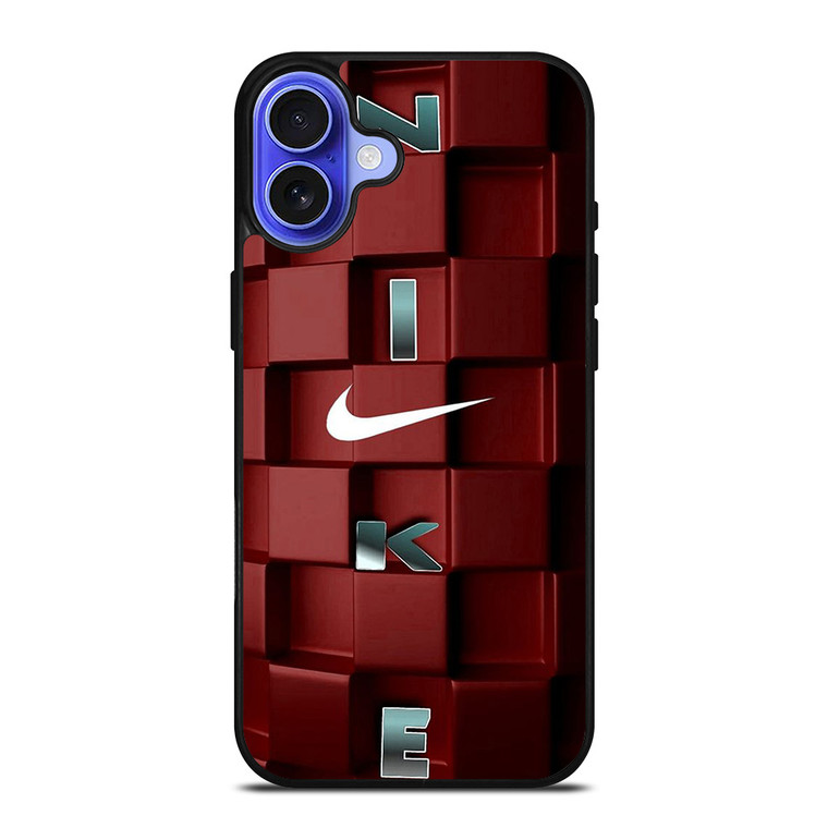 NIKE BLOCKS RED iPhone 16 Case