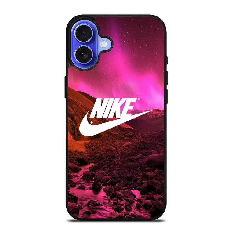 NIKE LOGO AURORA PURPLE iPhone 16 Case NIKE LOGO AURORA PURPLE iPhone 16 Case