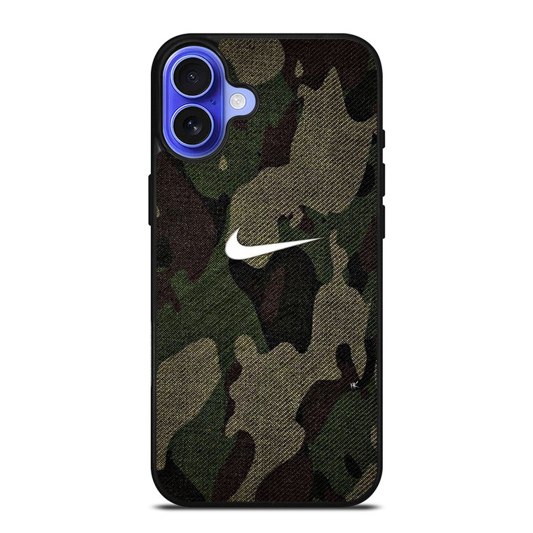 NIKE LOGO CAMO iPhone 16 Case