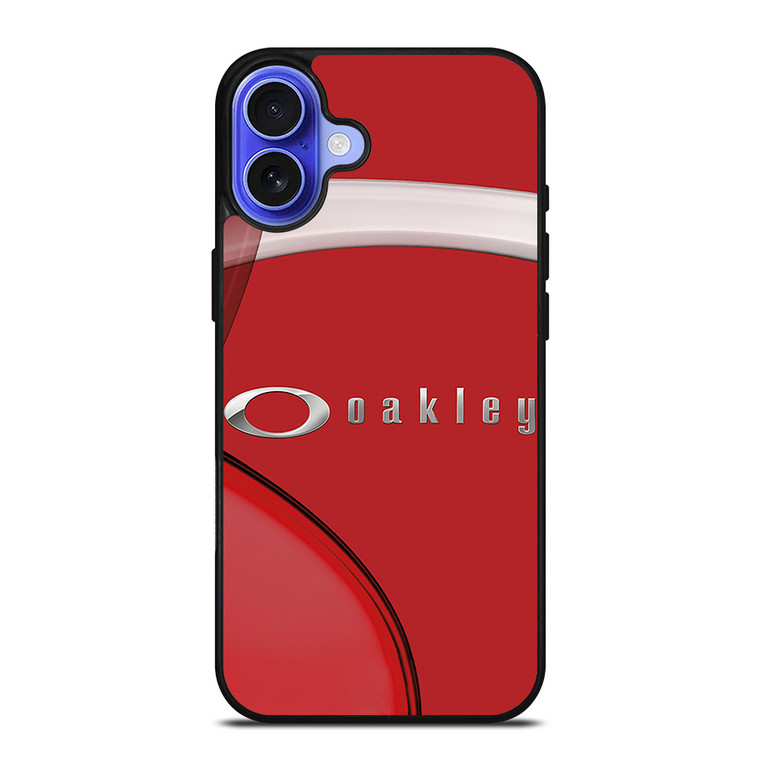 OAKLEY RED LOGO EMBLEM iPhone 16 Case