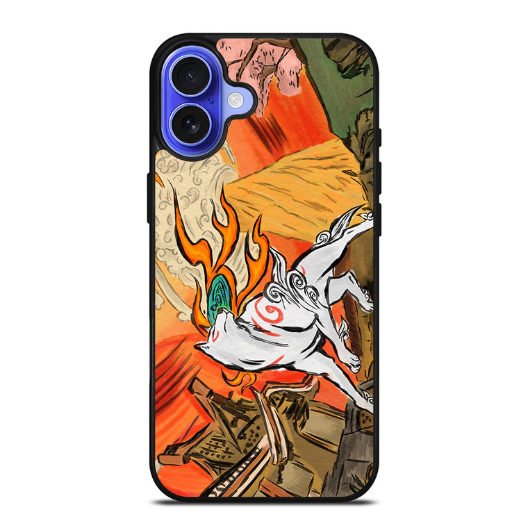 OKAMI WOLF JAPAN MITOLOGI iPhone 16 Case OKAMI WOLF JAPAN MITOLOGI iPhone 16 Case