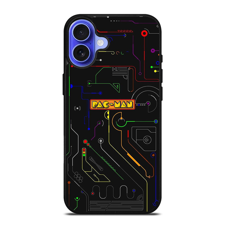 PAC MAN CIRCUIT ENGINE iPhone 16 Case PAC MAN CIRCUIT ENGINE iPhone 16 Case