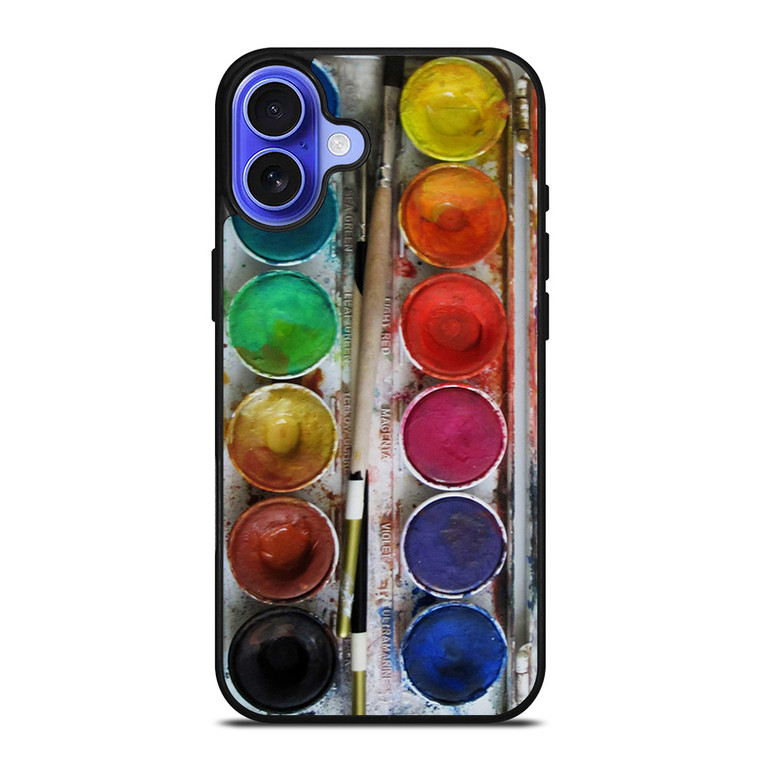 PAINT BOX WATERCOLOR iPhone 16 Case