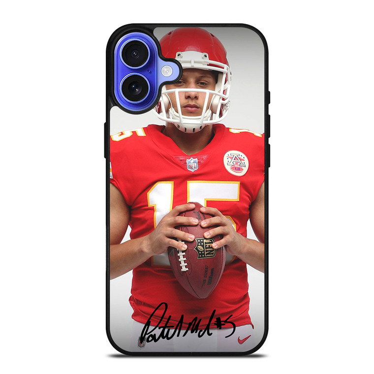 PATRICK MAHOMES KANSAS CITY CHIEFS iPhone 16 Case