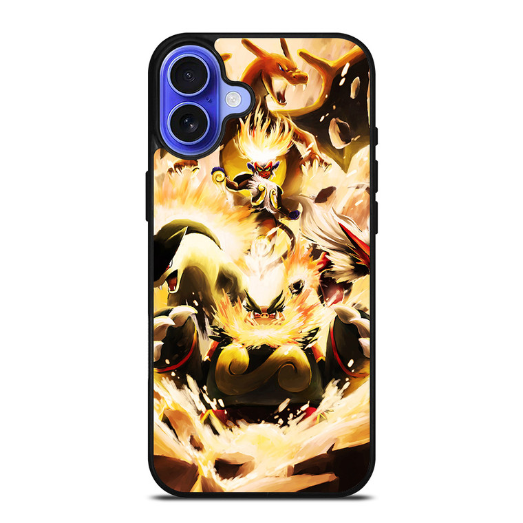 POKEMON CHARIZARD INFERNAPE iPhone 16 Case