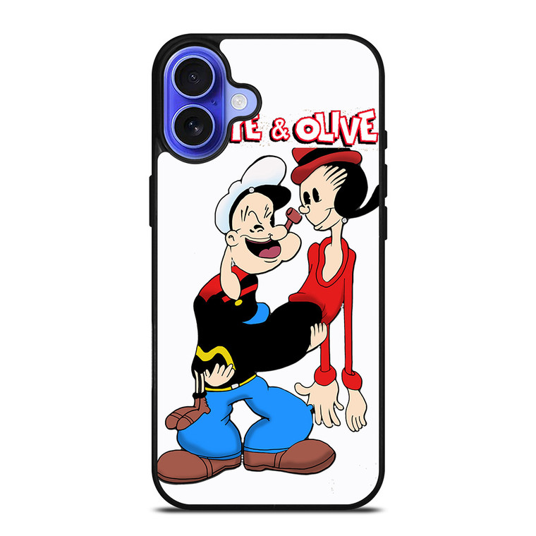 POPEYE AND OLIVE In Love iPhone 16 Case