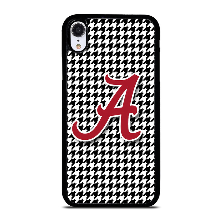 ALABAMA HOUNDSTOOTH CRIMSON TIDE iPhone XR Case