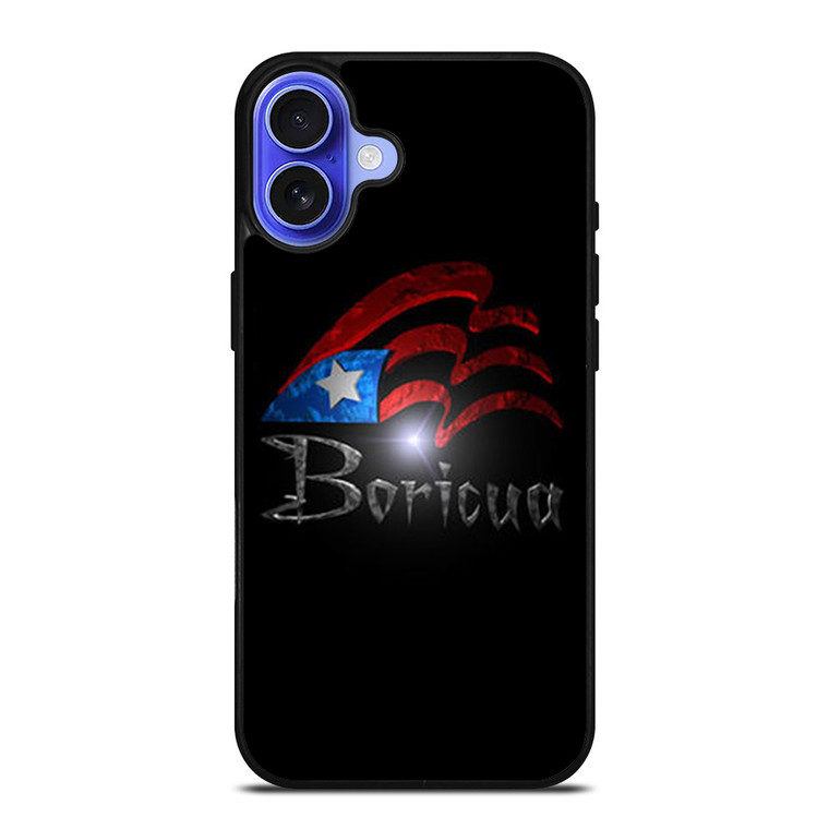 PUERTO RICO FLAG BORICUA iPhone 16 Case PUERTO RICO FLAG BORICUA iPhone 16 Case