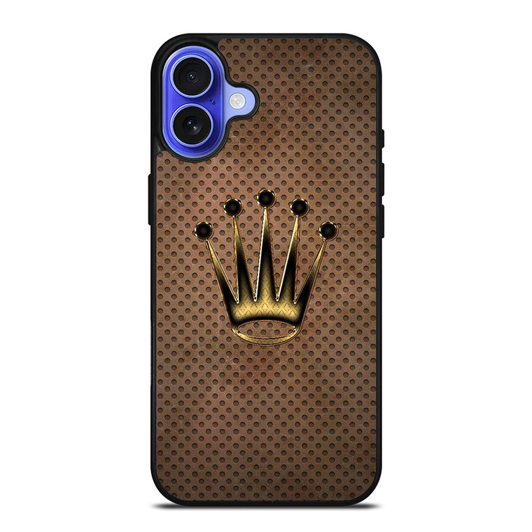 ROLEX LOGO GOLD iPhone 16 Case