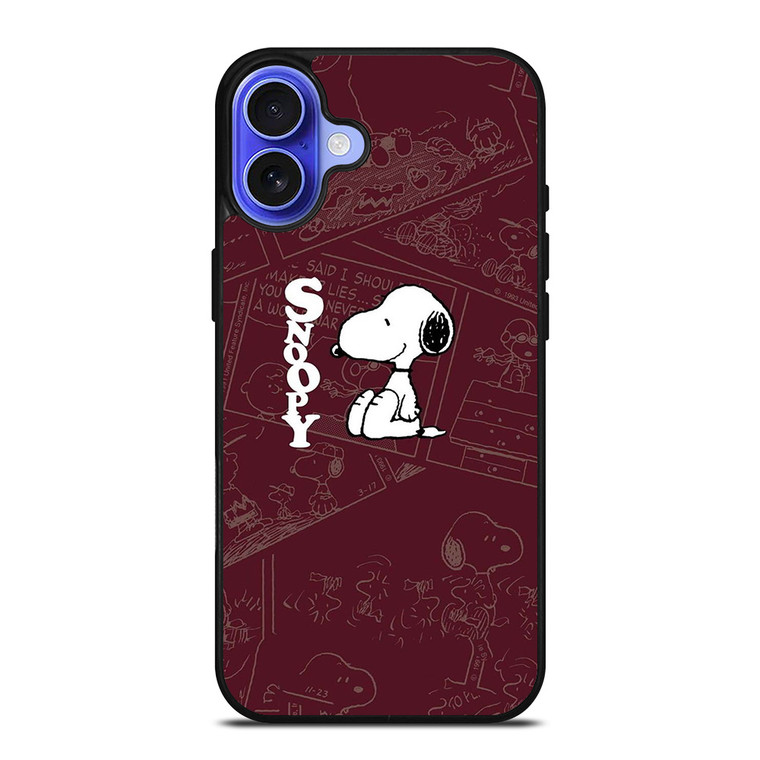 SNOOPY PEANUTS iPhone 16 Case SNOOPY PEANUTS iPhone 16 Case