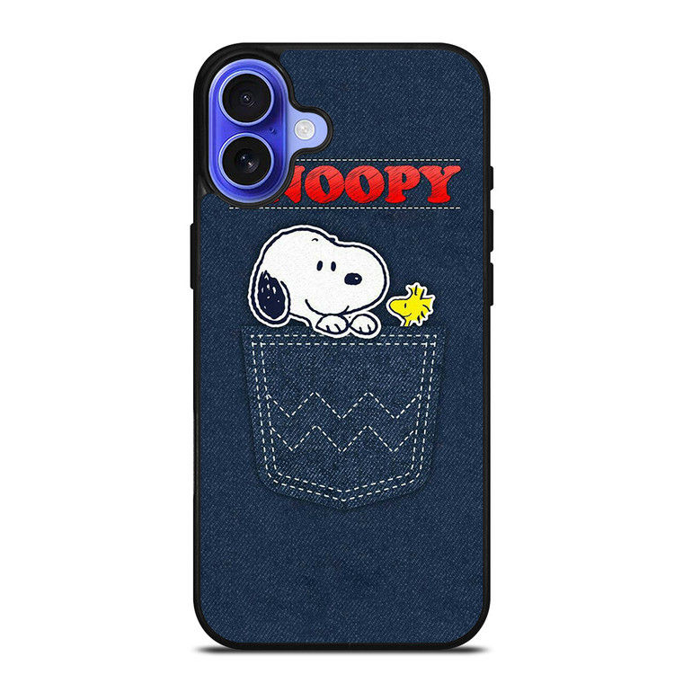 SNOOPY POCKET FRIEND iPhone 16 Case SNOOPY POCKET FRIEND iPhone 16 Case
