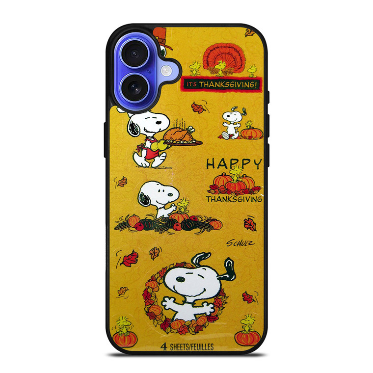SNOOPY THE PEANUTS THANKSGIVING iPhone 16 Case SNOOPY THE PEANUTS THANKSGIVING iPhone 16 Case