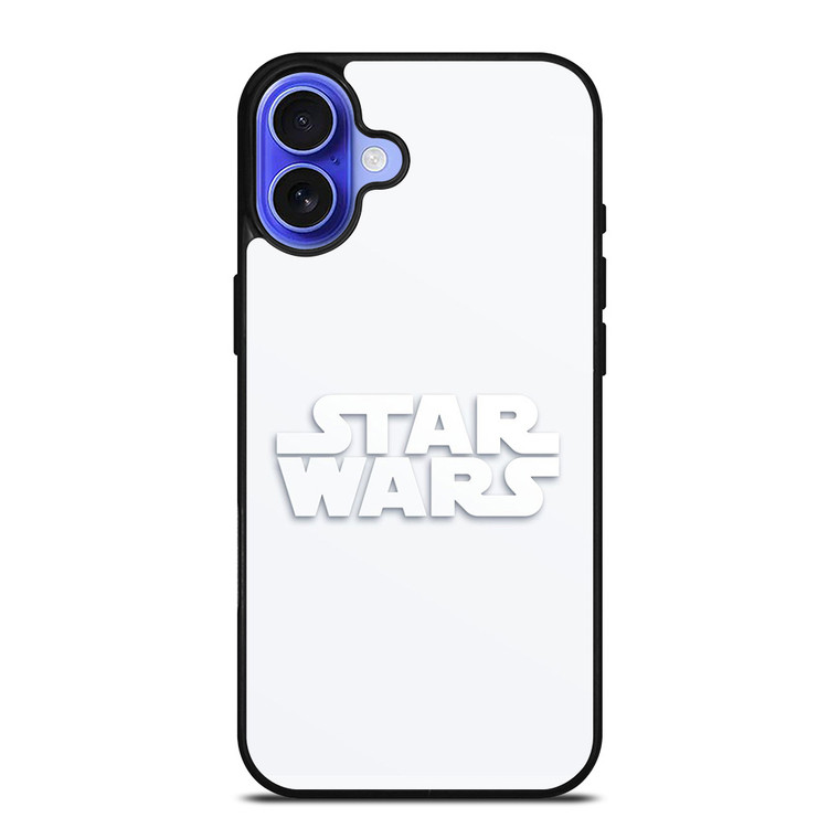STARWARS LOGO WHITE iPhone 16 Case STARWARS LOGO WHITE iPhone 16 Case