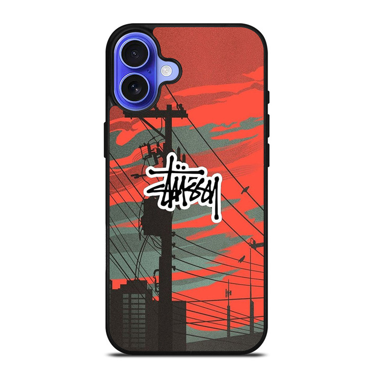 STUSSY LOGO METRO CITY iPhone 16 Case