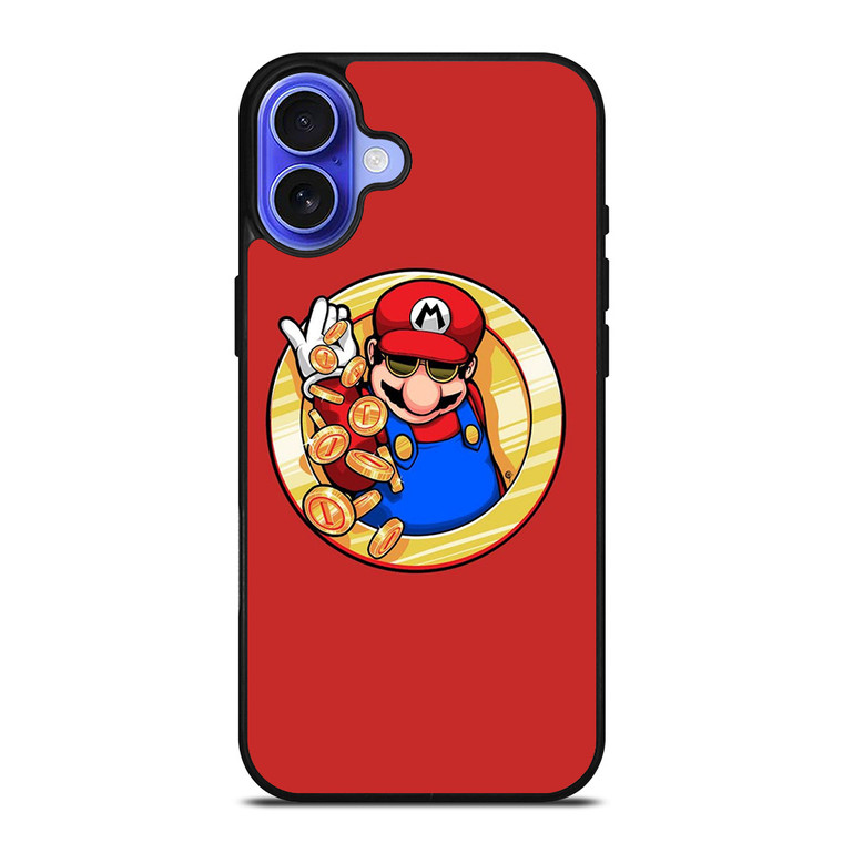 SUPER MARIO BROS COIN iPhone 16 Case