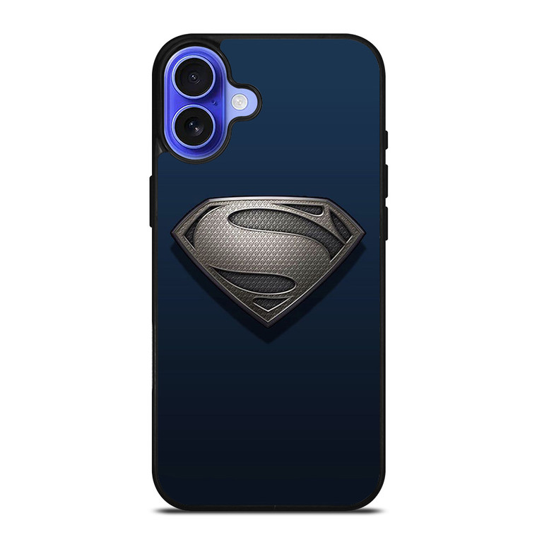 SUPERMAN NEW LOGO GREY iPhone 16 Case