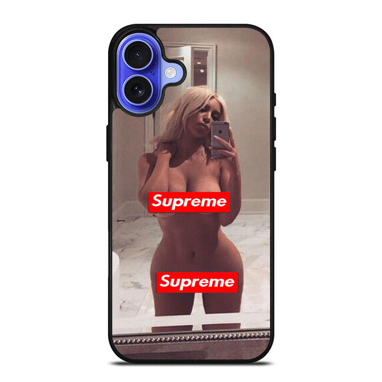 SUPREME KIM KARDASHIAN iPhone 16 Case SUPREME KIM KARDASHIAN iPhone 16 Case