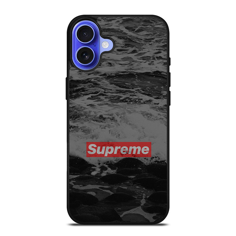 SUPREME LOGO OCEAN iPhone 16 Case SUPREME LOGO OCEAN iPhone 16 Case