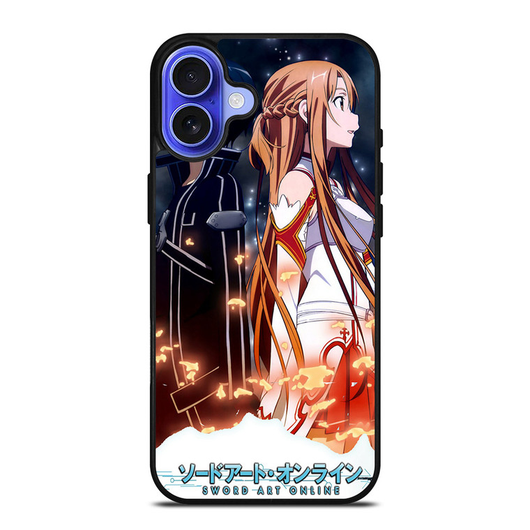 SWORD ART ONLINE KIRITO ASUNA iPhone 16 Case SWORD ART ONLINE KIRITO ASUNA iPhone 16 Case
