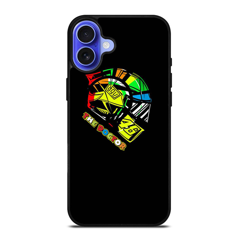 THE DOCTOR HELMET VALENTINO ROSSI iPhone 16 Case THE DOCTOR HELMET VALENTINO ROSSI iPhone 16 Case