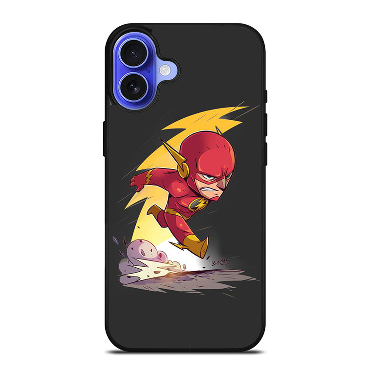 THE FLASH CARTOON KAWAII DC iPhone 16 Case