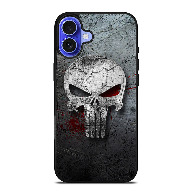 THE PUNISHER SKULL METAL iPhone 16 Case