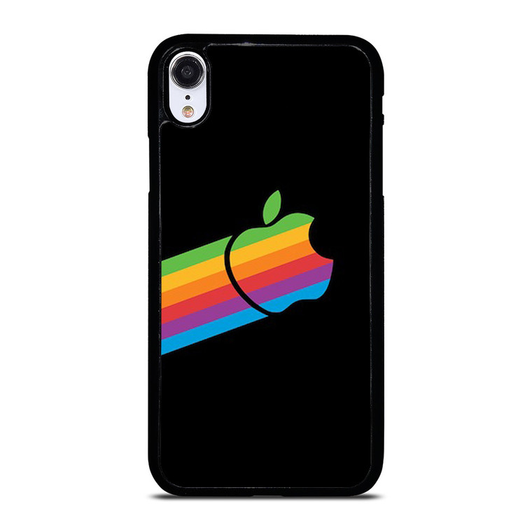 APPLE RETRO DESIGN BLACK iPhone XR Case