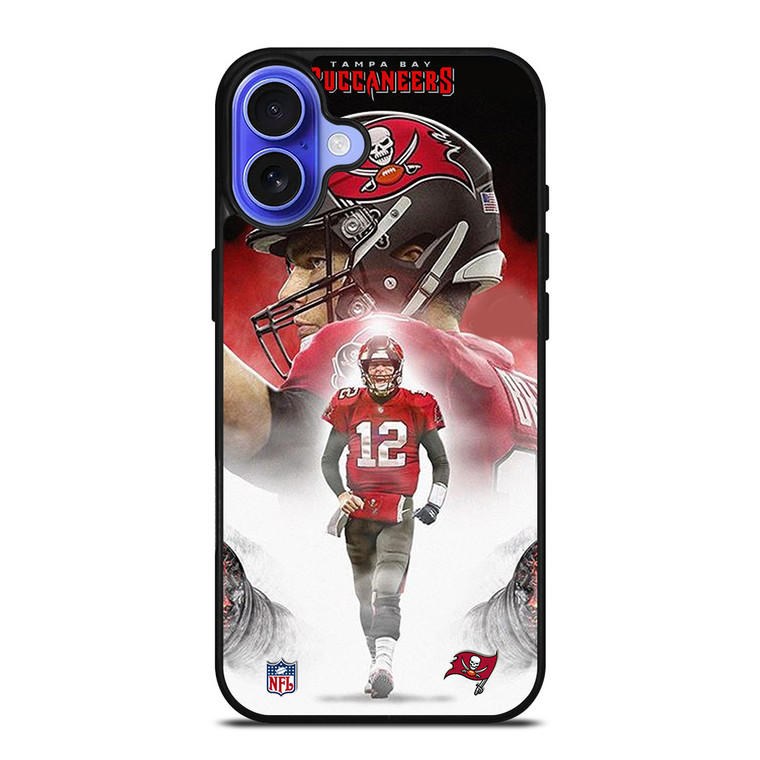 TOM BRADY TAMPA BAY BUCCANEERS iPhone 16 Case TOM BRADY TAMPA BAY BUCCANEERS iPhone 16 Case