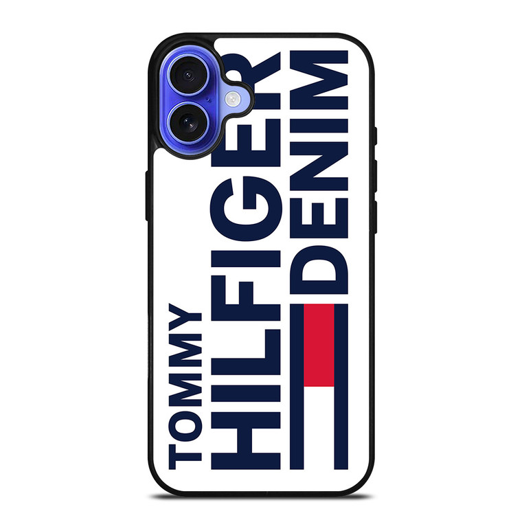 TOMMY HILFIGER DENIM LOGO iPhone 16 Case