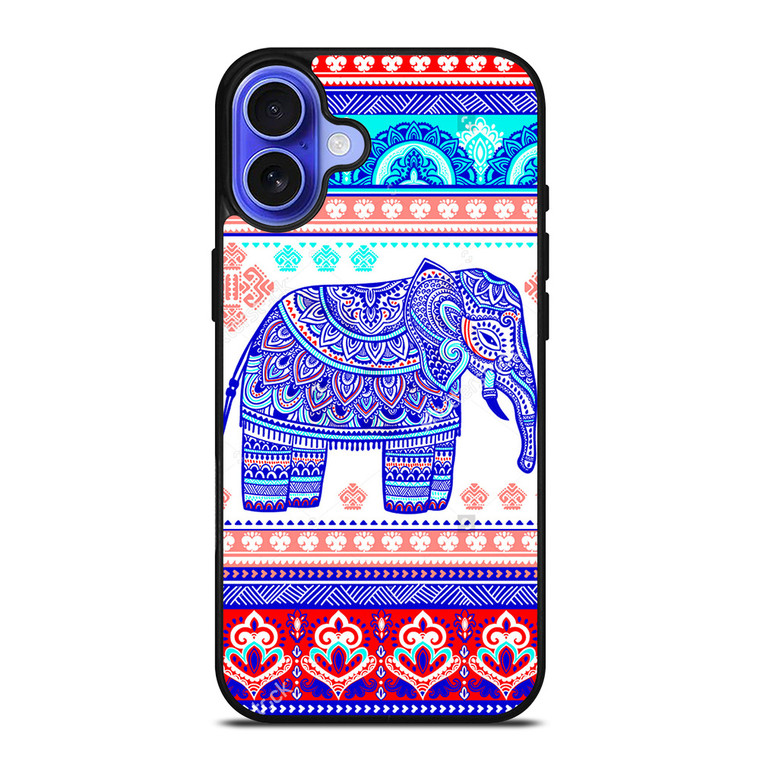 TRIBAL ORNAMENTSTOCK VECTOR ELEPANT iPhone 16 Case
