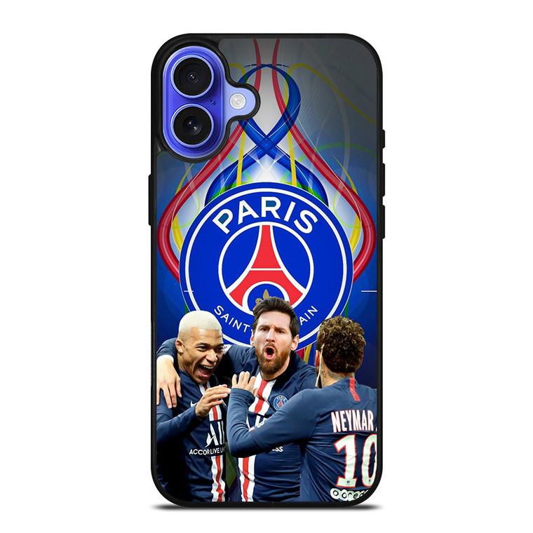 TRIO MSN PSG iPhone 16 Case