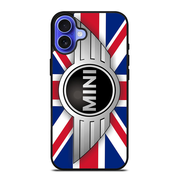 UNION JACK BLUE MINI COPER LOGO iPhone 16 Case