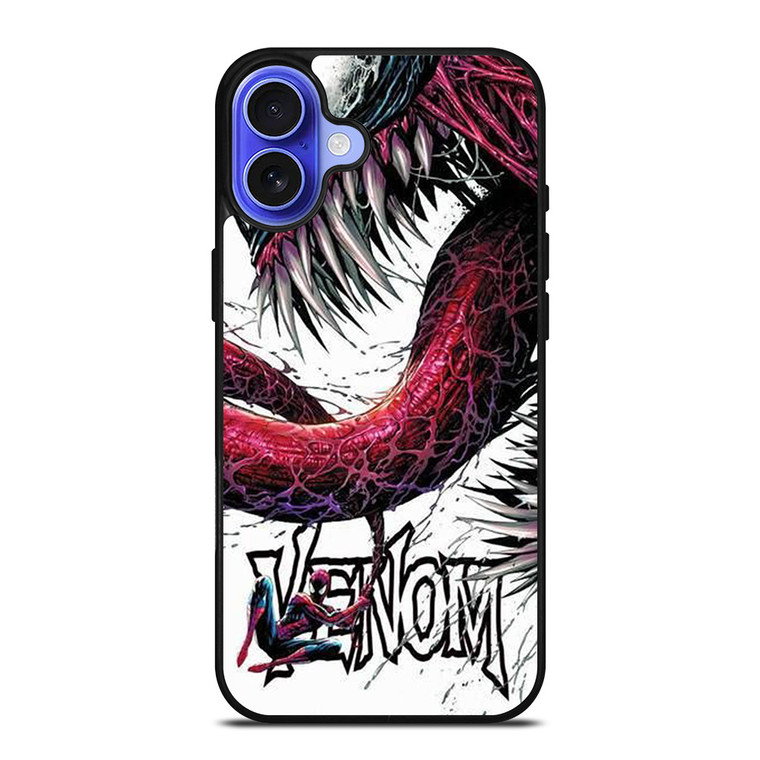 VENOM VS SPIDERMAN MARVEL COMIC iPhone 16 Case