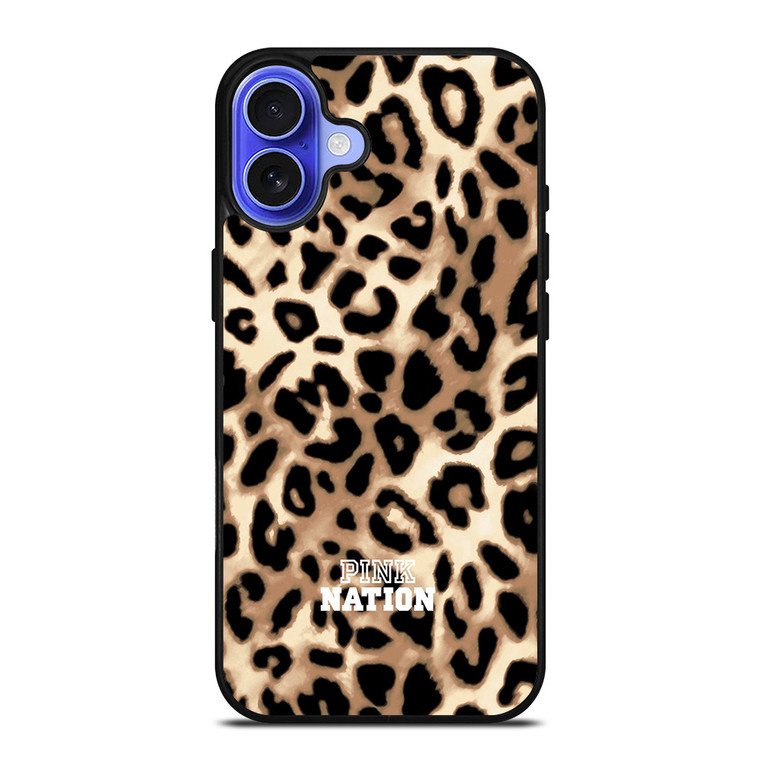 VICTORIA SECRET PINK NATION LEOPARD iPhone 16 Case