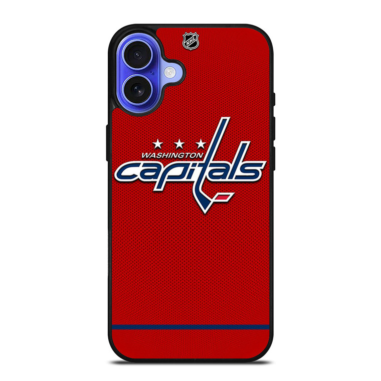 WASHINGTON CAPITALS LOGO NHL HOCKEY TEAM iPhone 16 Case