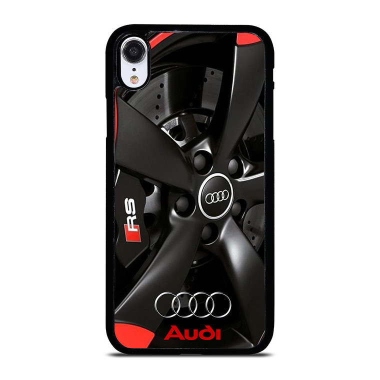 AUDI VELG LOGO BLACK iPhone XR Case AUDI VELG LOGO BLACK iPhone XR Case