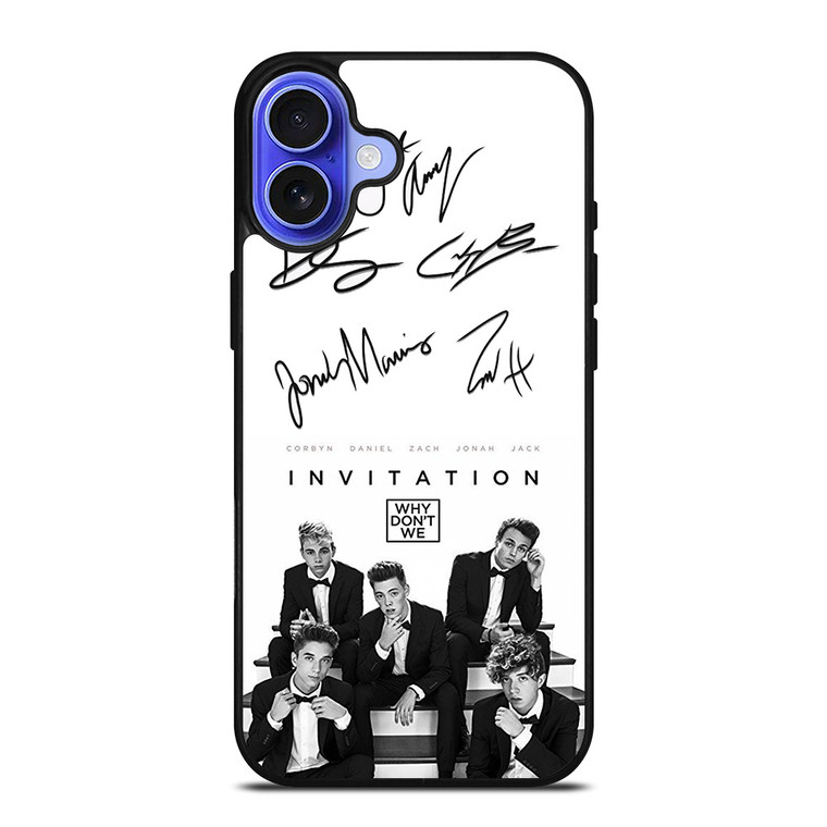 WHY DON'T WE SIGNATURE 2 iPhone 16 Case