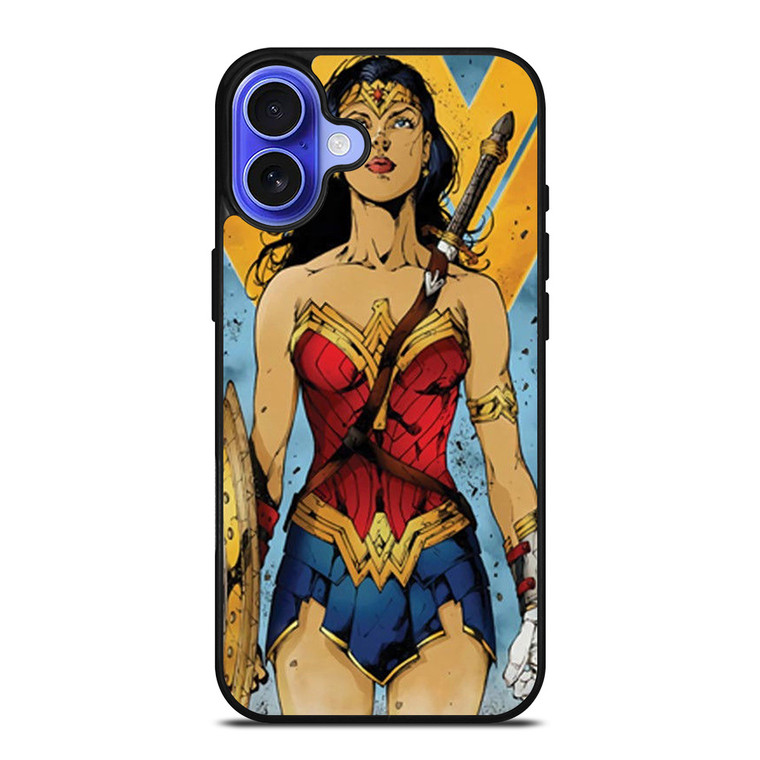 WONDER WOMAN DIANA COMIC iPhone 16 Case