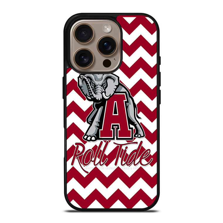 ALABAMA CRIMSON TIDE STRIP ROLL iPhone 16 Pro Case